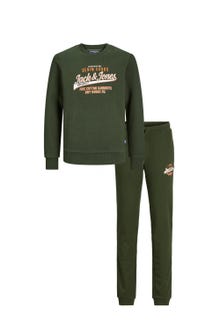 Jack & Jones Logotipas Poilsio drabužių komplektas Mini -Kombu Green - 12267671