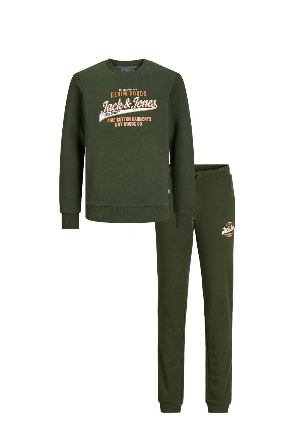 Jack & Jones Logotipas Megztiniai Mini -Kombu Green - 12267671