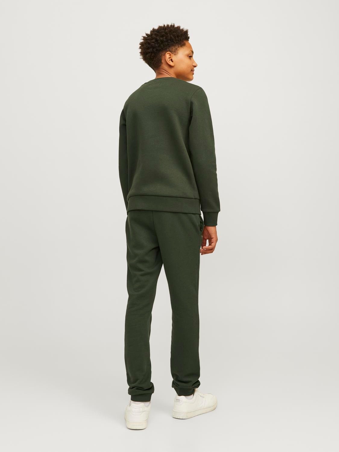 Jack & Jones Felpa Con logo Mini -Kombu Green - 12267671