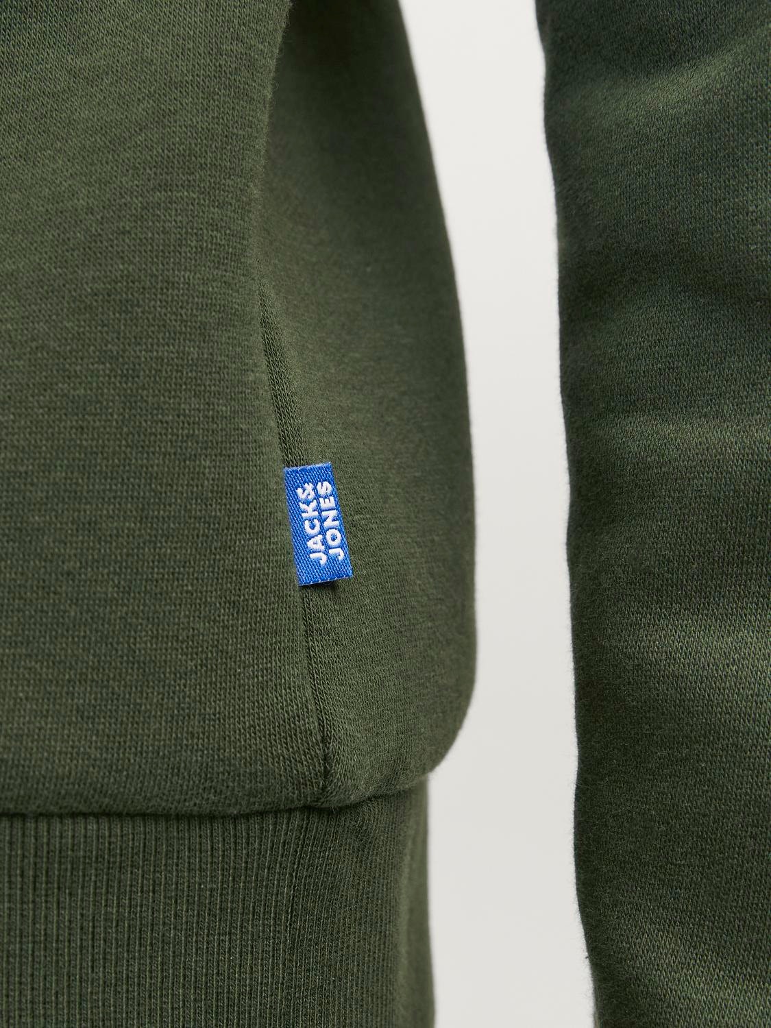 Jack & Jones Logo Sweatshirt Mini -Kombu Green - 12267671