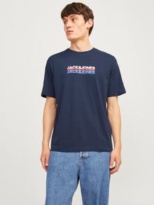 Jack & Jones 3 darabos kiszerelés Nyomott mintás Környak -Black - 12267683