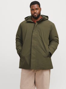 Jack & Jones Plus Size Parka -Grape Leaf - 12267784