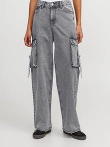 JJXX JXTOKYO WIDE CARGO MW JEANS DNM -Grey Denim - 12267831