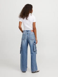 JJXX JXTOKYO WIDE CARGO MW JEANS DNM -Light Blue Denim - 12267831