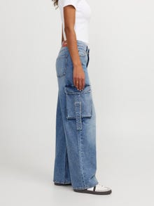 JJXX JXTOKYO WIDE CARGO MW JEANS DNM -Light Blue Denim - 12267831