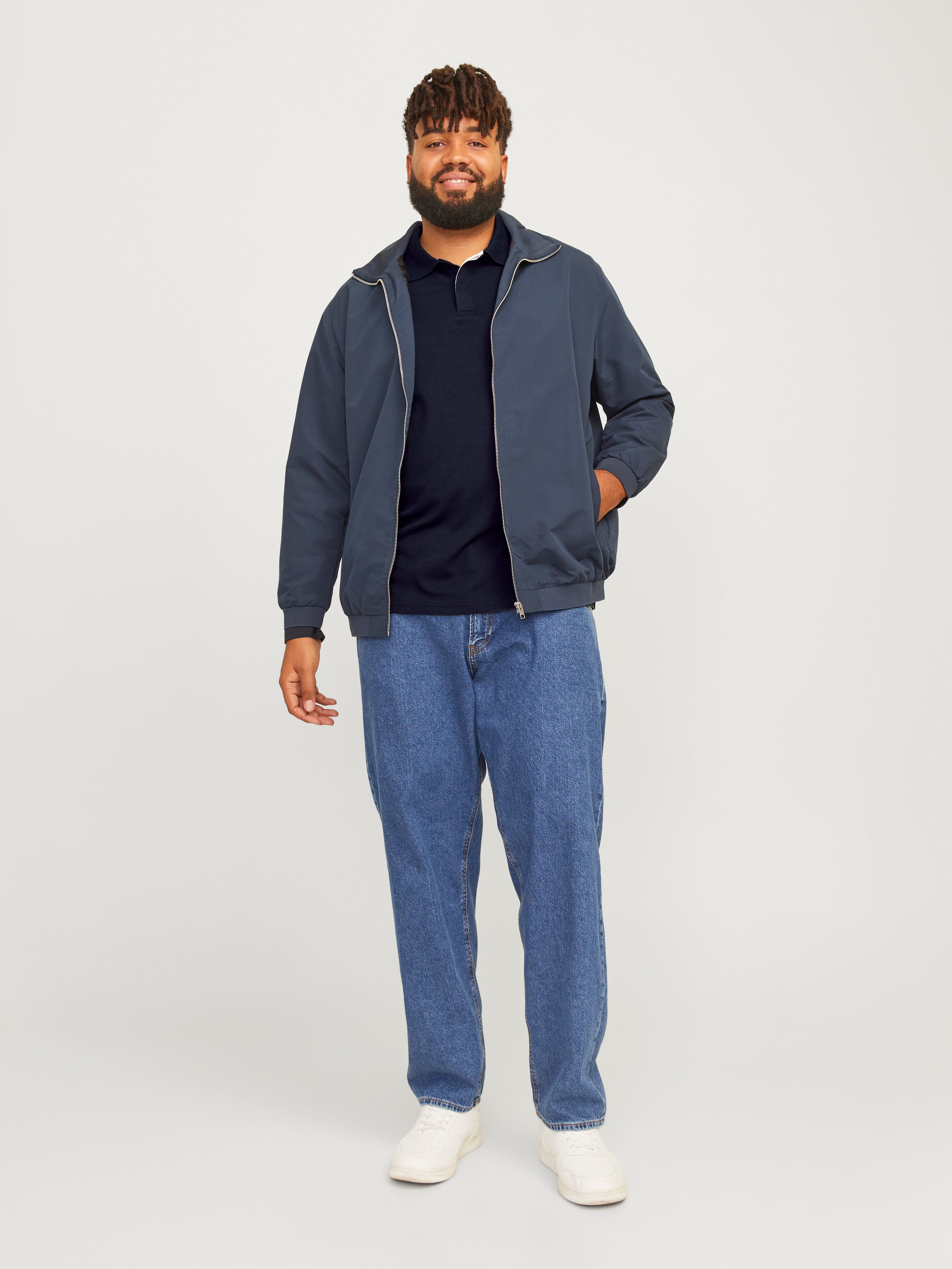 Plus Size Vanlig T-skjorte