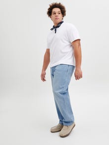 Jack & Jones Plius JJICHRIS JJORIGNIAL AKM 920 NOOS PLS Laisvo kirpimo džinsai -Blue Denim - 12267850