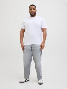 Jack & Jones Plus Size JJICHRIS JJORIGNIAL AKM 928 NOOS PLS Jeansy o swobodnym kroju -Grey Denim - 12267851