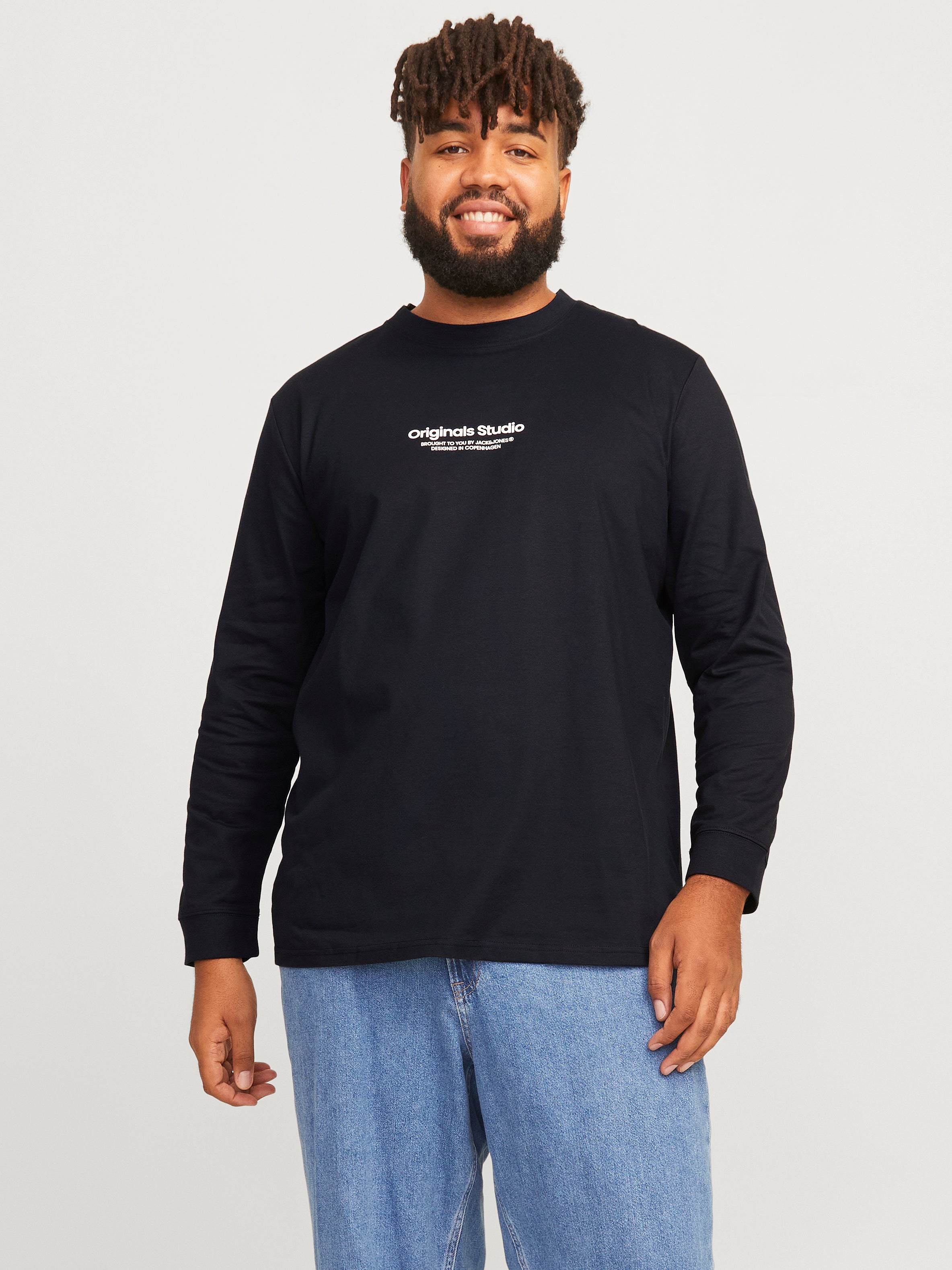 Plus Size Gedruckt Langarm-t-shirt