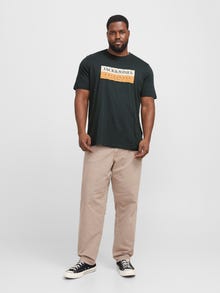 Jack & Jones Plus Size Z logo T-shirt -Forest River - 12267856