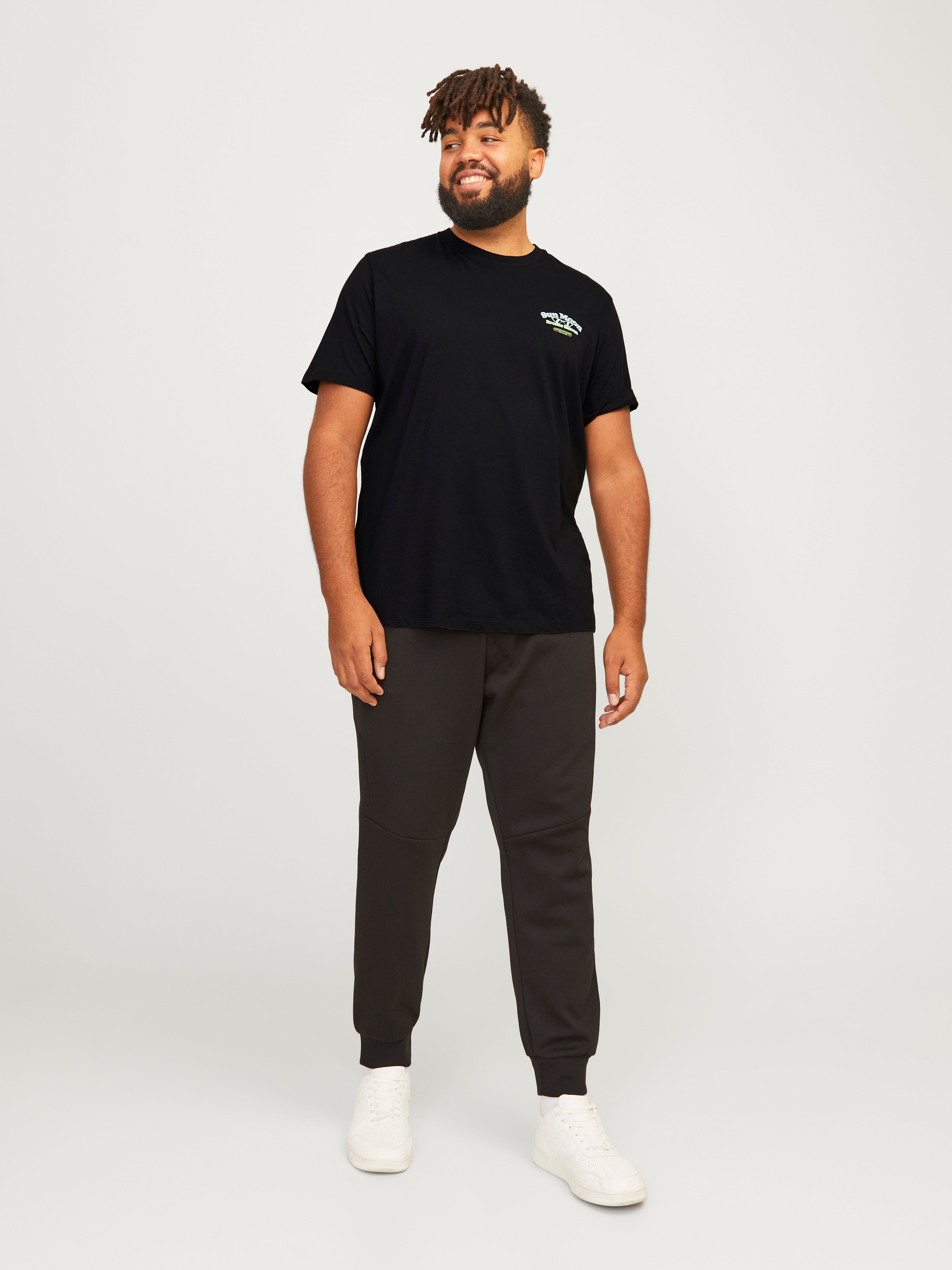 Plus Size Trykk T-skjorte