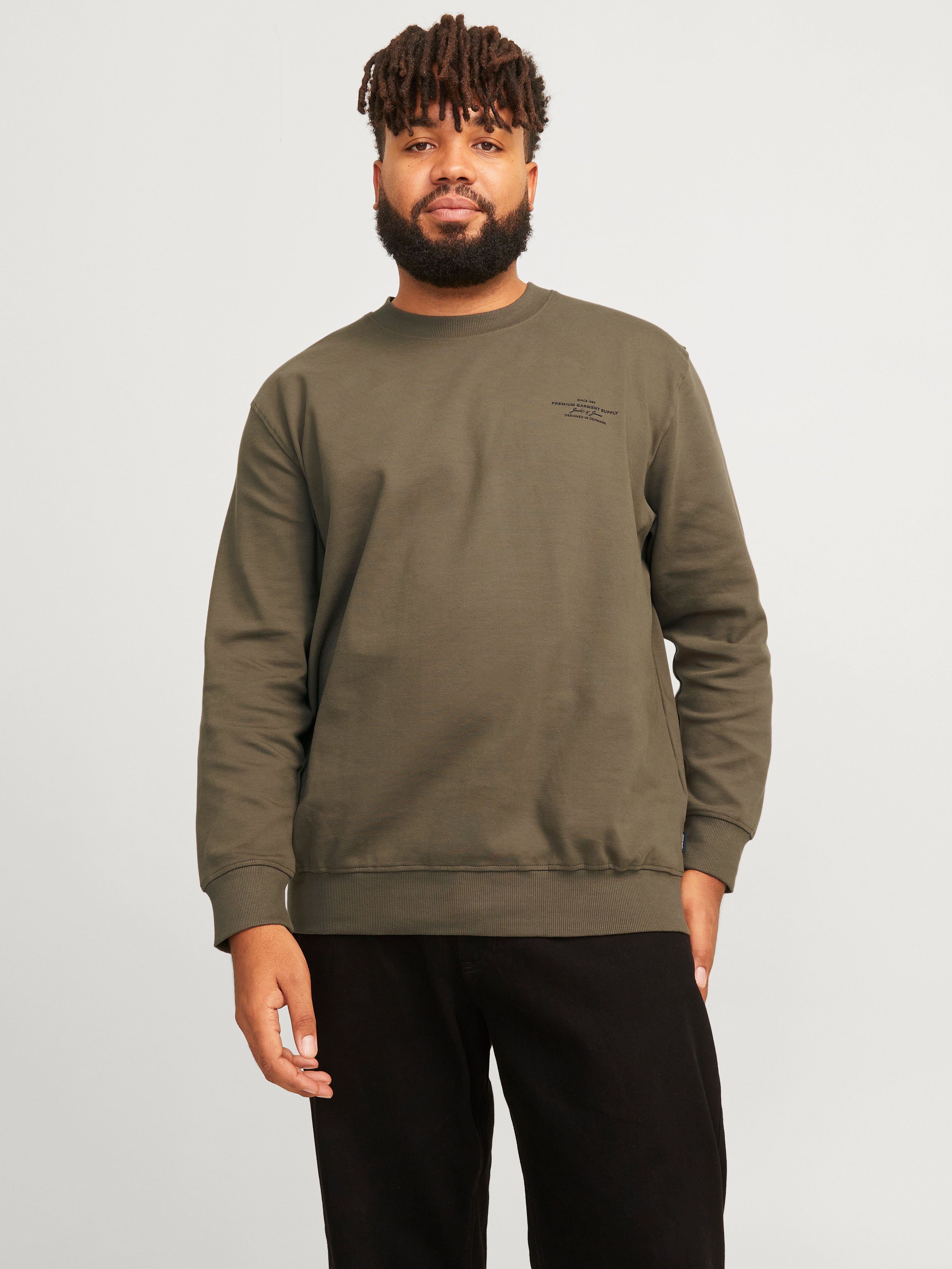 Plus Size Gedruckt Sweatshirt