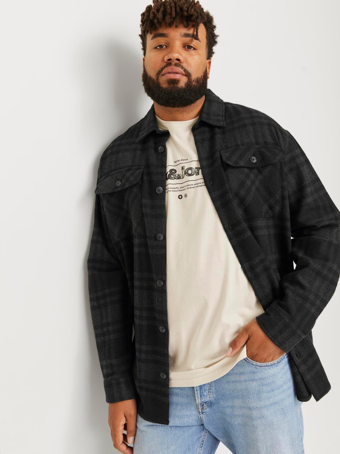 Plus size dark denim jacket best sale