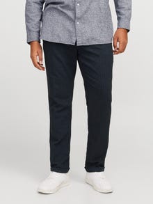 Jack & Jones Plius Klasikinis kirpimas Priglundančios kelnės -Navy Blazer - 12267986