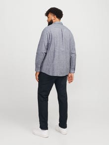Jack & Jones Plius Klasikinis kirpimas Priglundančios kelnės -Navy Blazer - 12267986