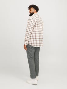 Jack & Jones Plus Size Regular Fit Slim Fit Hosen -Grey Melange - 12267986