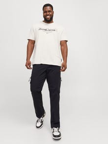 Jack & Jones Plus Size Relaxed Fit Losvallende broek -Black - 12267988