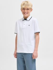 Jack & Jones Поло ЈУНИОРЕ -White - 12268042
