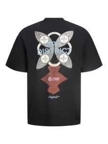 Jack & Jones Printet T-shirt Mini -Black - 12268050