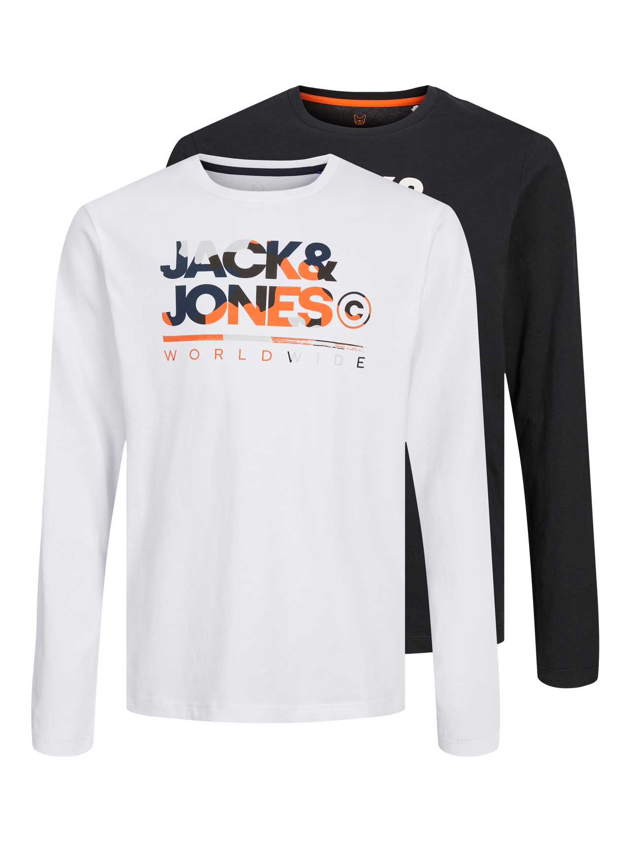 2 pack Logo T shirt White Jack Jones 2-pack-logo-t-shirt-white-jack-jones