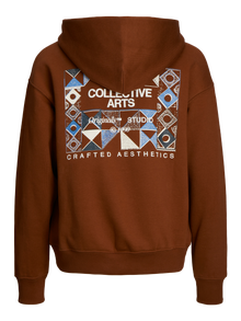 Jack & Jones Hoodie Estampar Mini -Brandy Brown - 12268084
