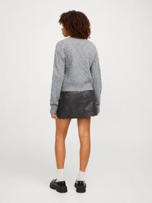 JJXX JXCLOVER Neulepusero -Medium Grey Melange - 12268139