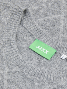 JJXX JXCLOVER Neulepusero -Medium Grey Melange - 12268139