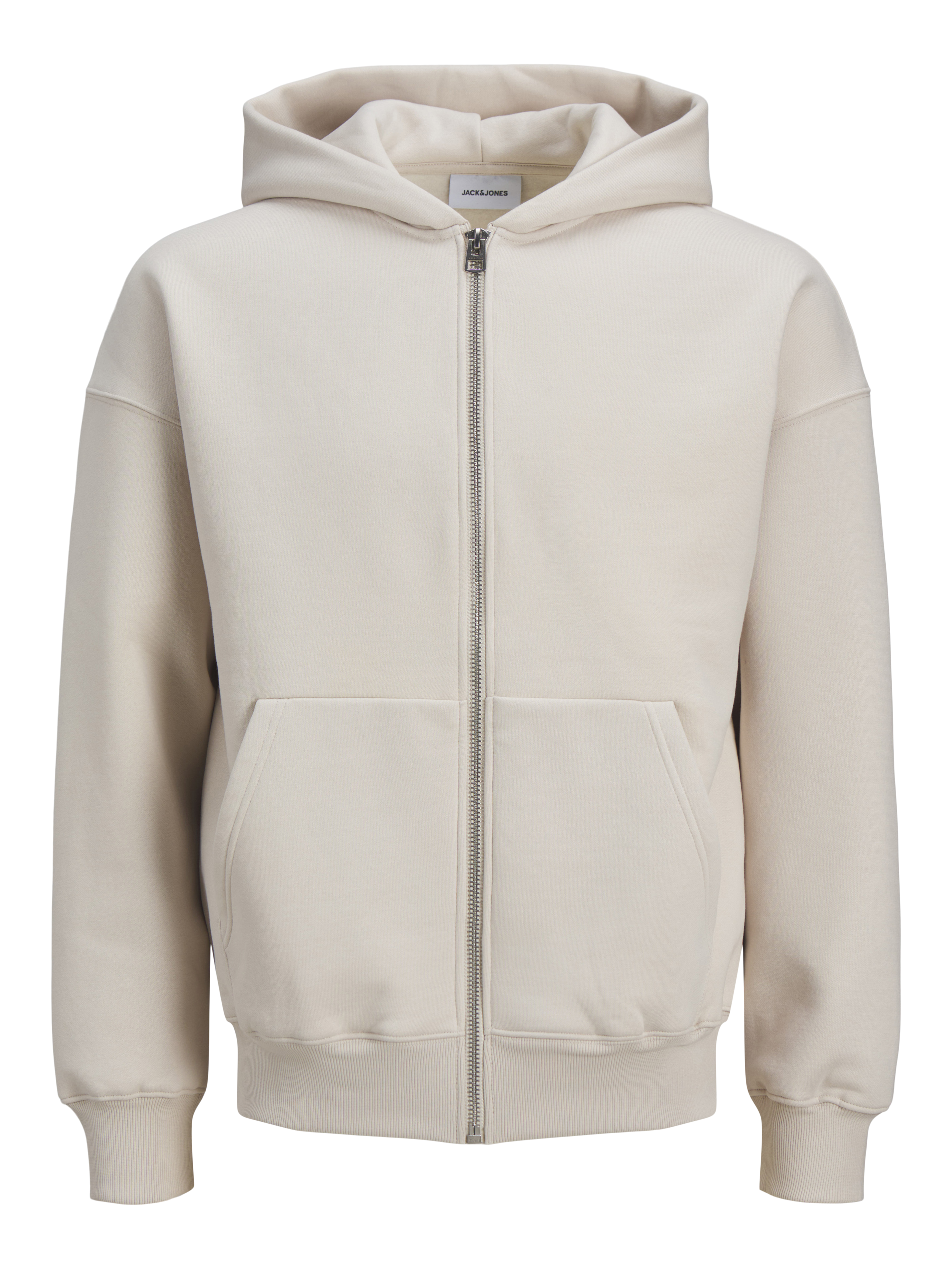 Thumbnail - Einfarbig Sweatshirt Mit Reißverschluss