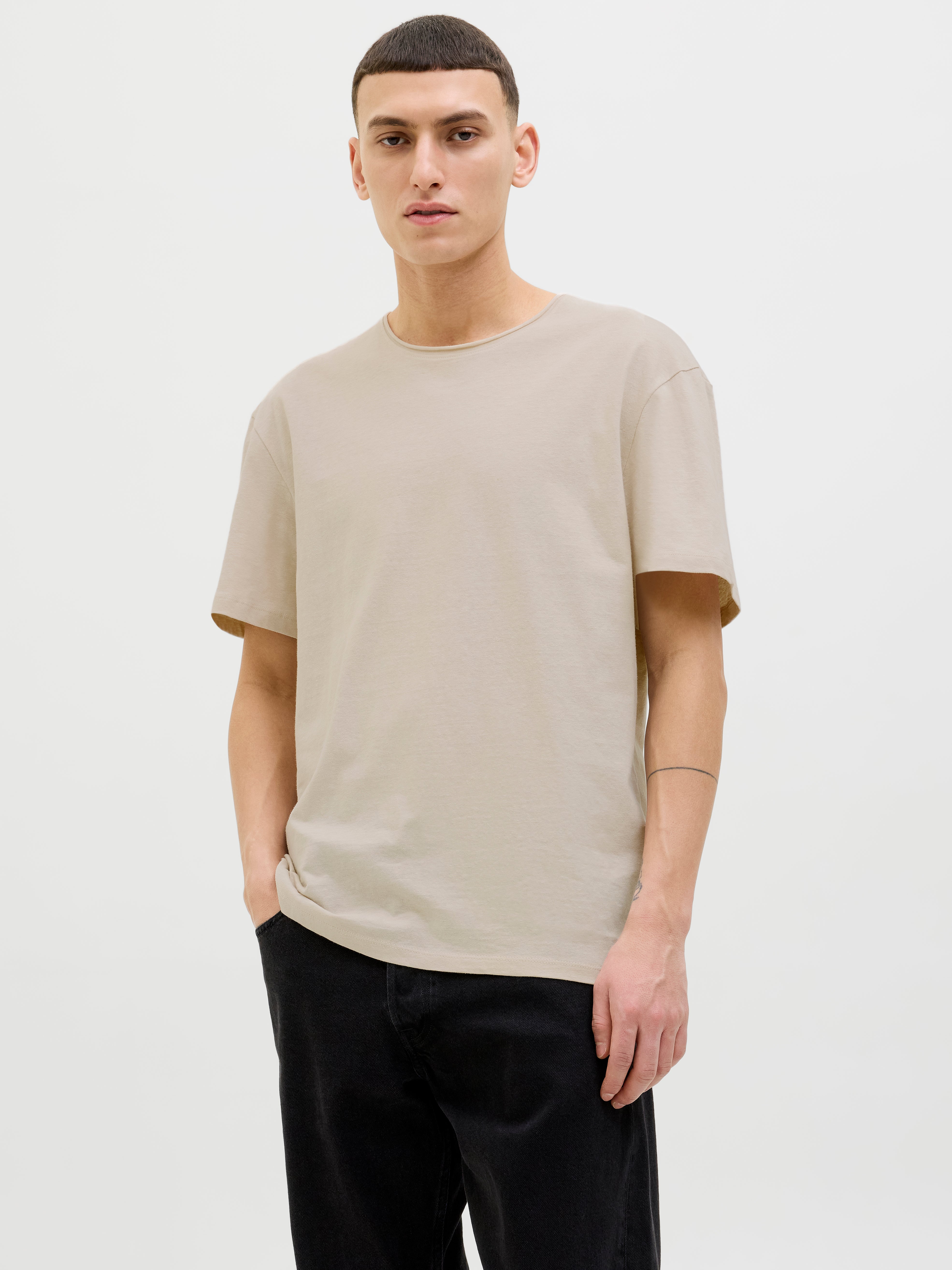 Einfarbig T-shirt