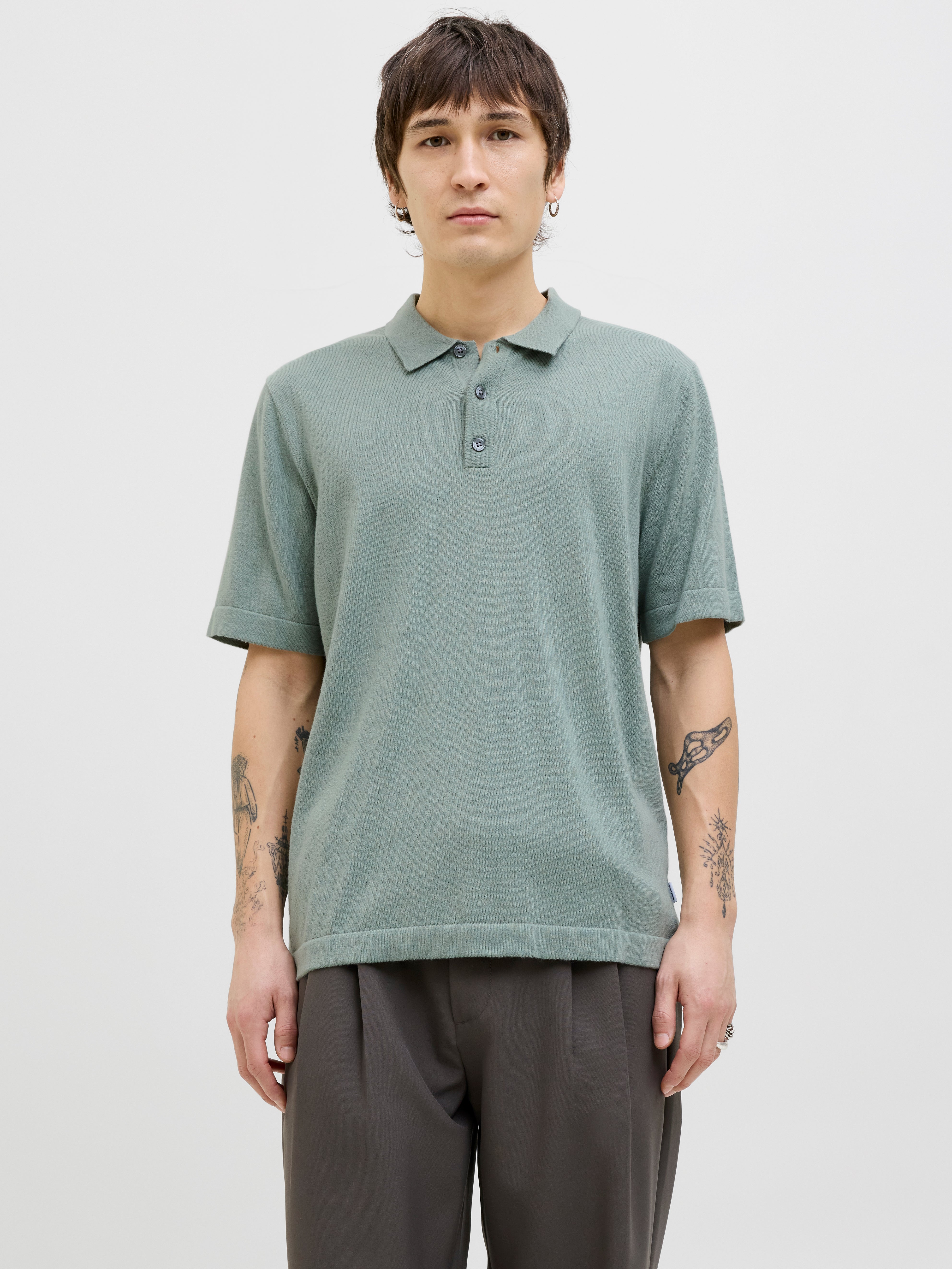 Thumbnail - Einfarbig Poloshirt