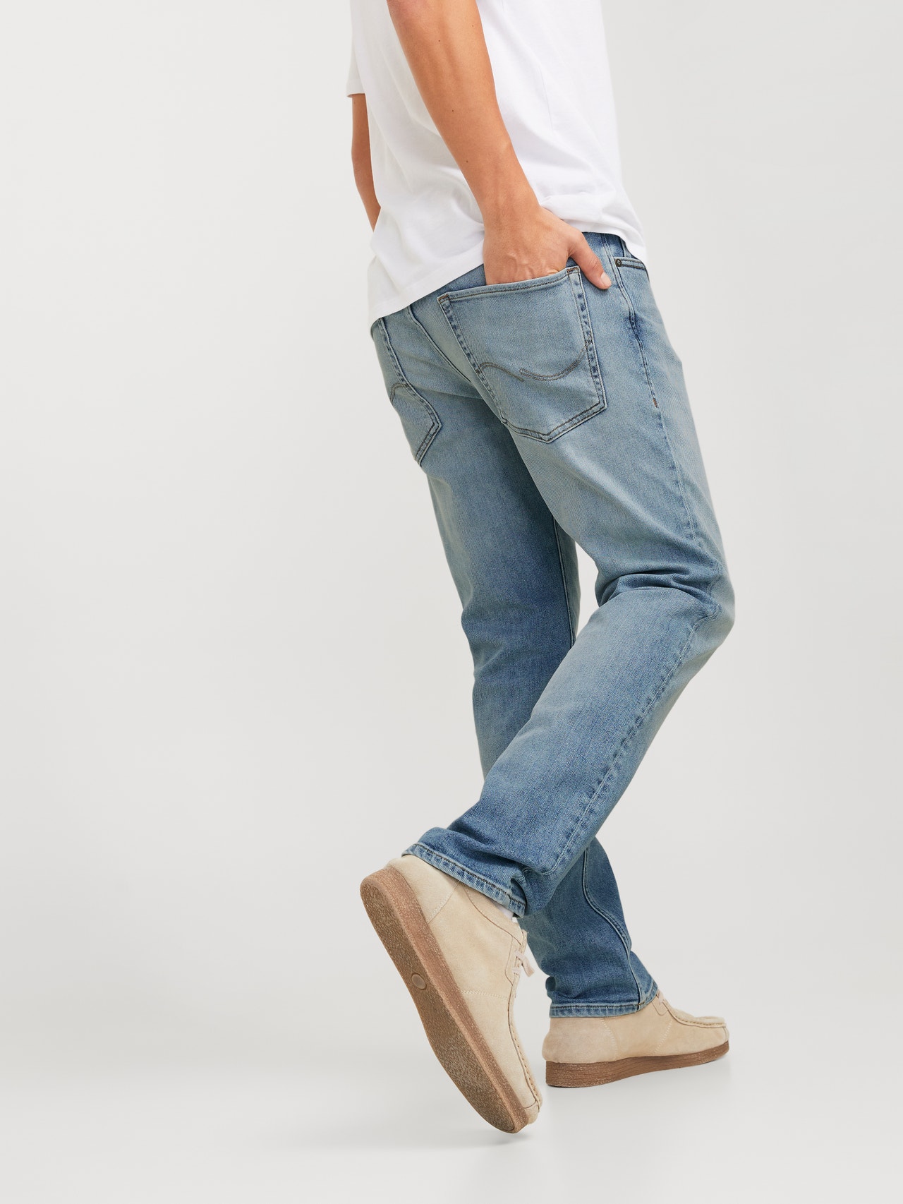 Jeans Uomo JACK & JONES Jjiclark Jjoriginal Sq 223 - Casual Comfort Per Autunno