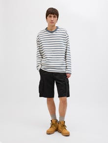 Jack & Jones Cargo fit Shorts med avslappnad passform -Black - 12268266
