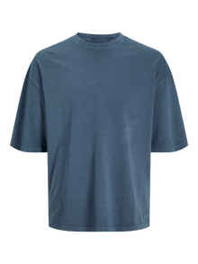 Jack & Jones Yksivärinen T-paita -Mood Indigo - 12268270