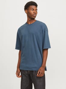 Jack & Jones Yksivärinen T-paita -Mood Indigo - 12268270