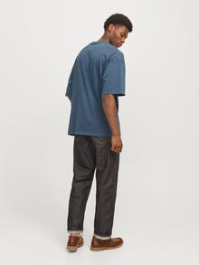 Jack & Jones Yksivärinen T-paita -Mood Indigo - 12268270