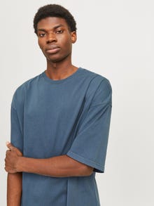 Jack & Jones Yksivärinen T-paita -Mood Indigo - 12268270
