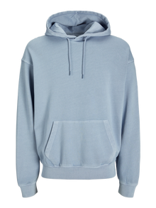 Jack & Jones Sweat à capuche Uni -Chambray Blue - 12268272