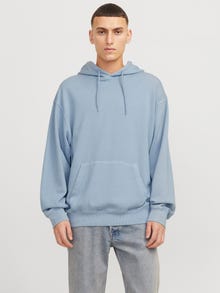 Jack & Jones Sweat à capuche Uni -Chambray Blue - 12268272