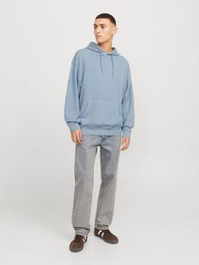 Jack & Jones Sweat à capuche Uni -Chambray Blue - 12268272