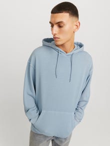 Jack & Jones Sweat à capuche Uni -Chambray Blue - 12268272