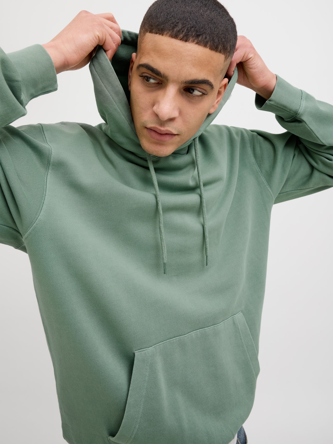 Generisch Effen comfortabele, casual hoodie met lange mouwen voor heren in de winter, bruin, L Generisch Effen comfortabele, casual hoodie met lange mouwen voor heren in de winter, bruin, L