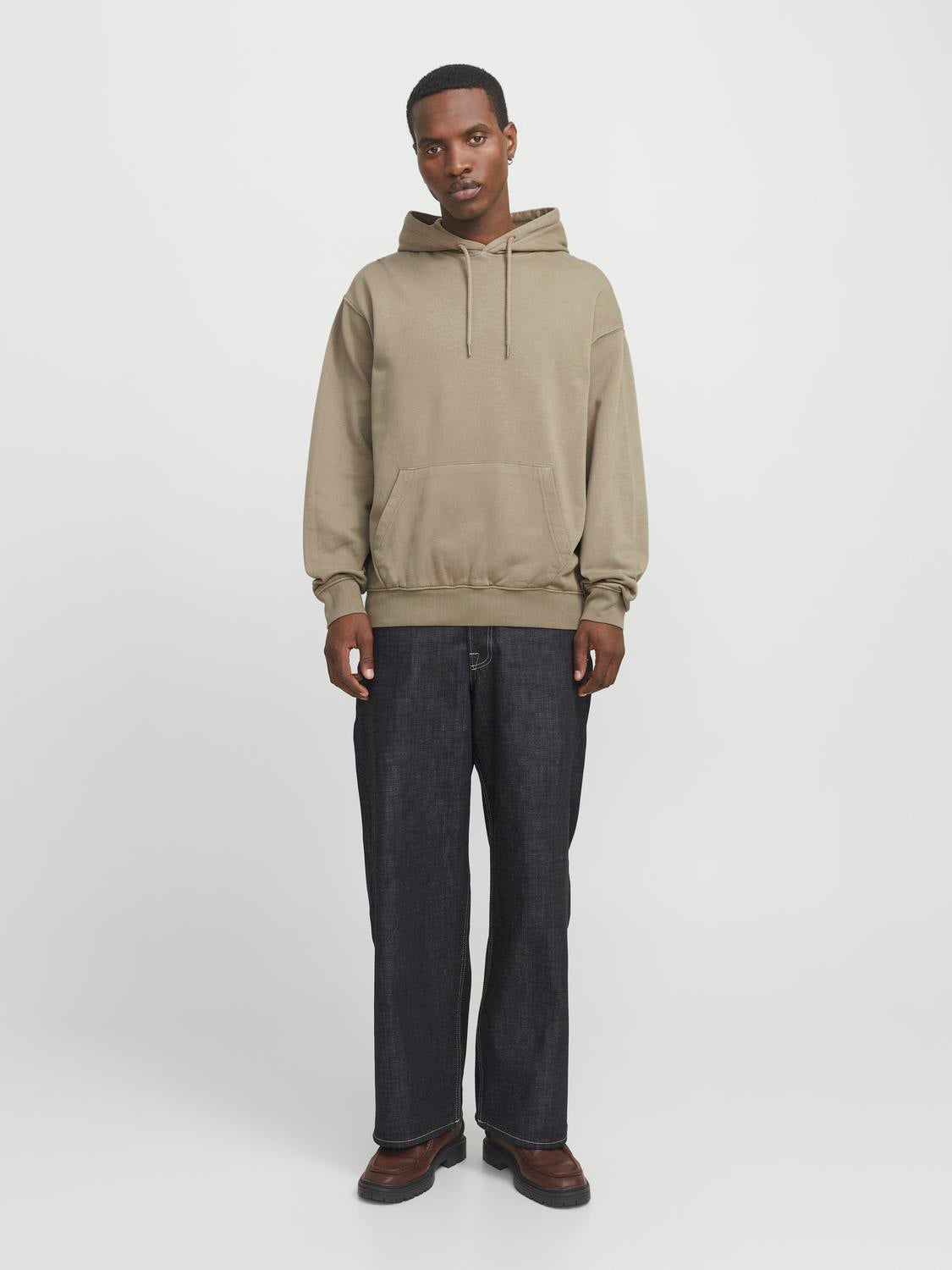 Thumbnail - Einfarbig Kapuzenpullover