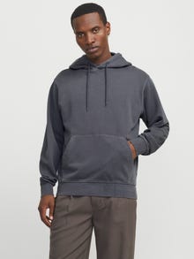 Jack & Jones Ensfarvet Hættetrøje -Castlerock - 12268272