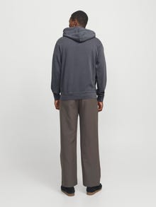 Jack & Jones Ensfarvet Hættetrøje -Castlerock - 12268272
