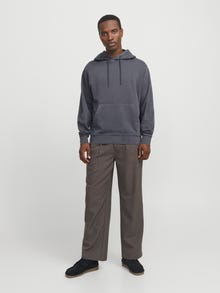 Jack & Jones Ensfarvet Hættetrøje -Castlerock - 12268272