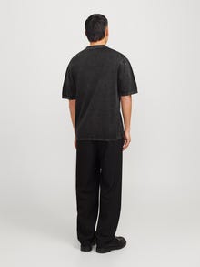 Jack & Jones Ensfarvet Polo -Caviar - 12268275