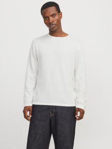 Jack & Jones Vanlig Strikkegenser -Cloud Dancer - 12268279