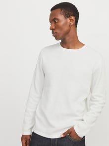 Jack & Jones Vanlig Strikkegenser -Cloud Dancer - 12268279