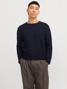 Jack & Jones Vienspalvis Megztinis -Navy Blazer - 12268279