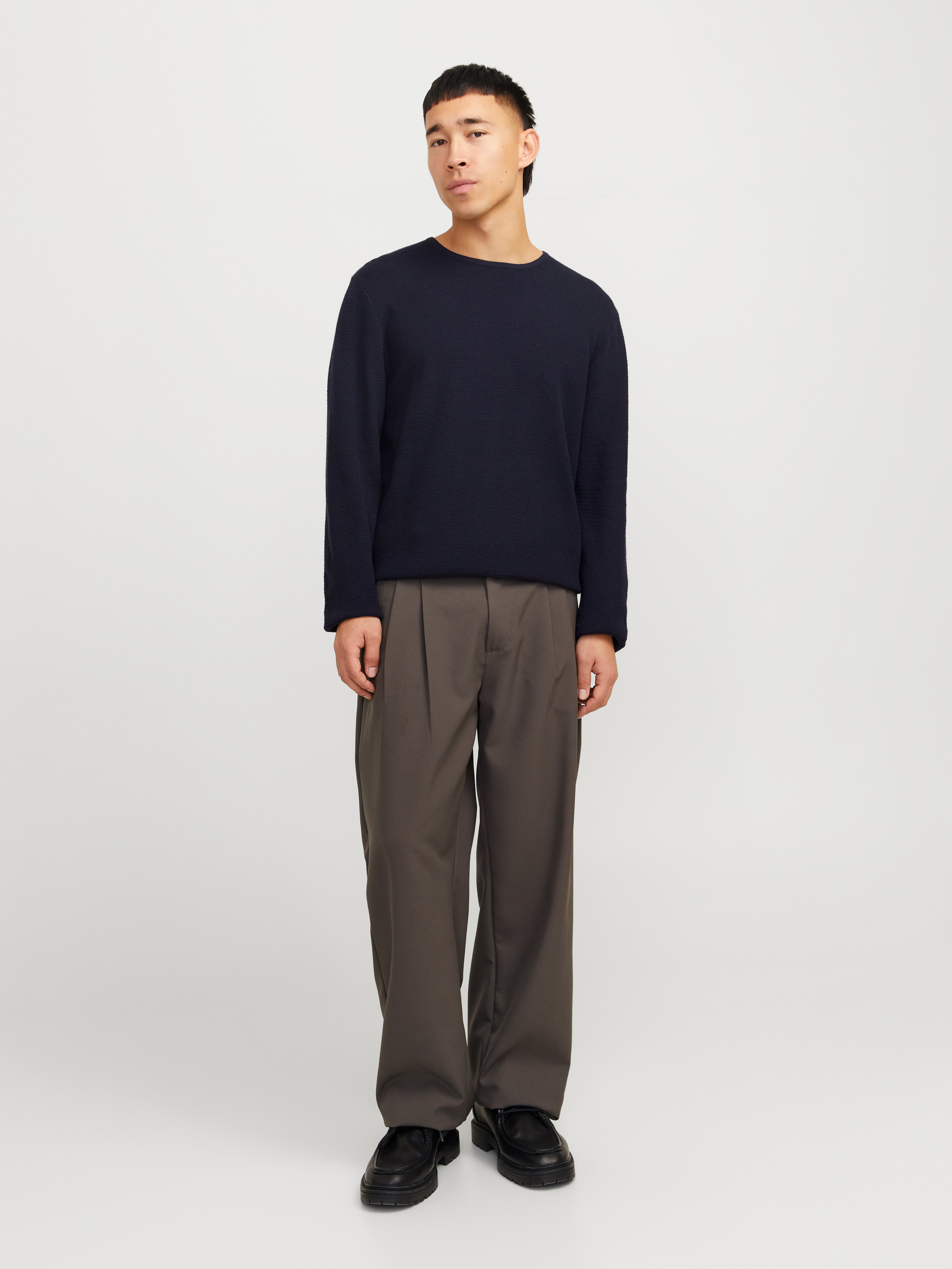 Thumbnail - Einfarbig Strickpullover